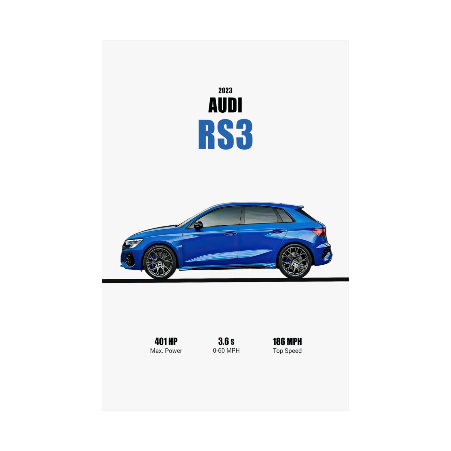 2023 Audi RS3 Poster