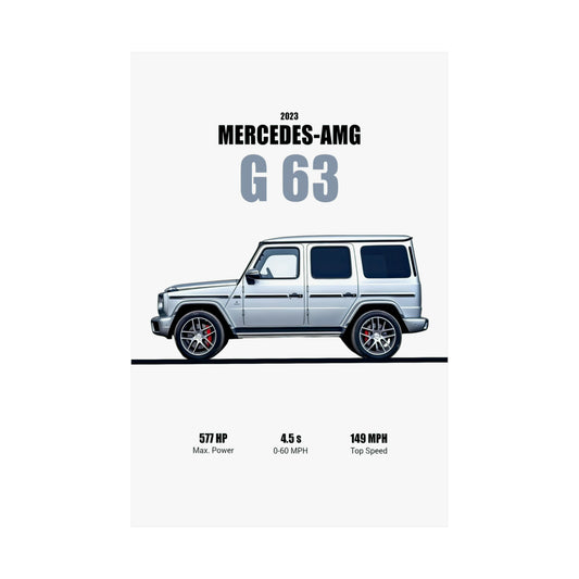 2023 Mercedes AMG G63 Poster