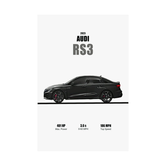 2023 Audi RS3 Poster