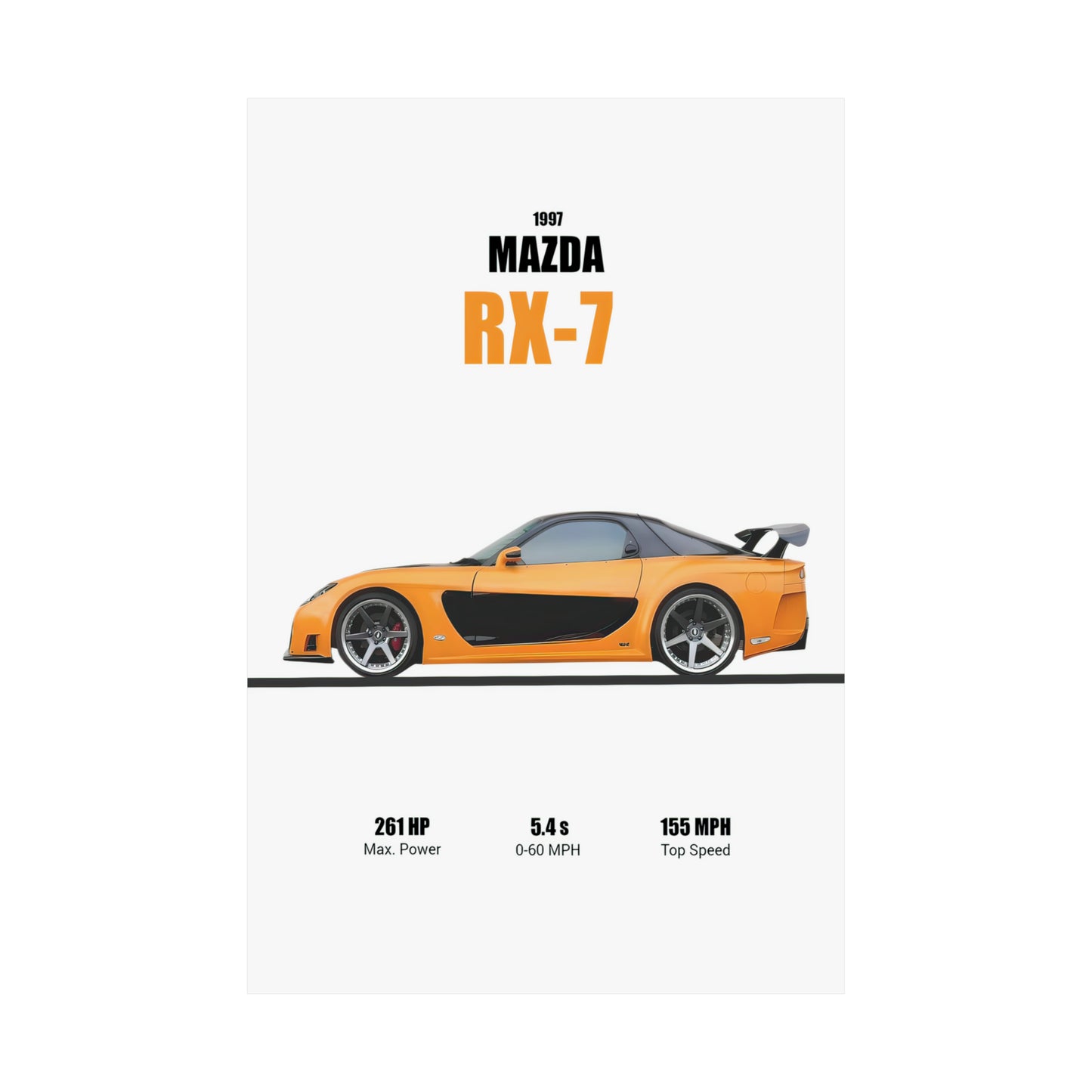 1997 Mazda RX-7 Poster