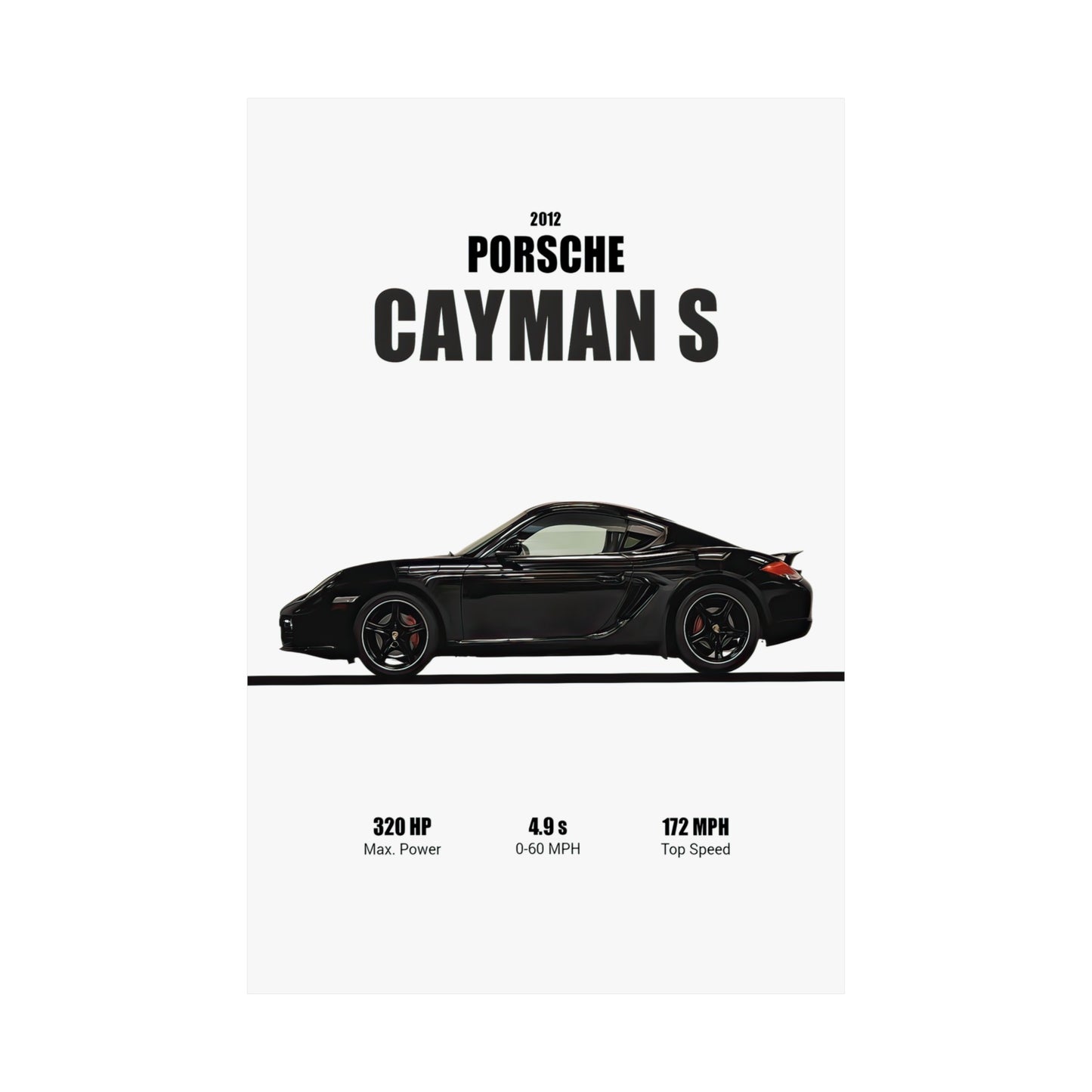 2012 Porsche Cayman S Poster