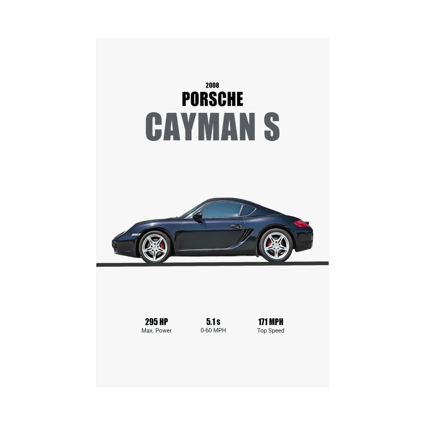 2008 Porsche Cayman S Poster