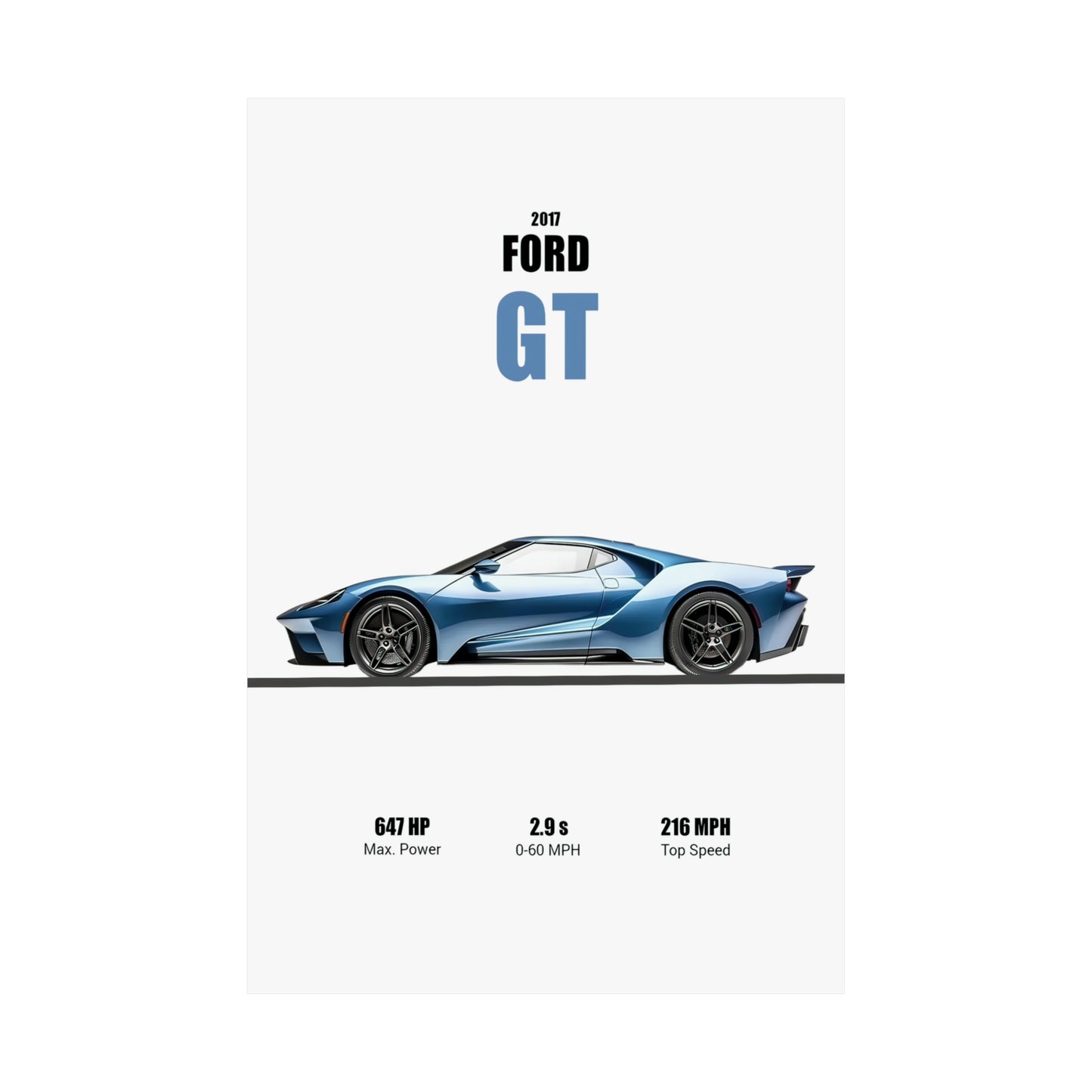 2017 Ford GT Poster