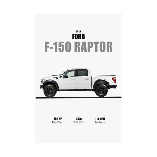 2023 Ford F-150 Raptor Poster