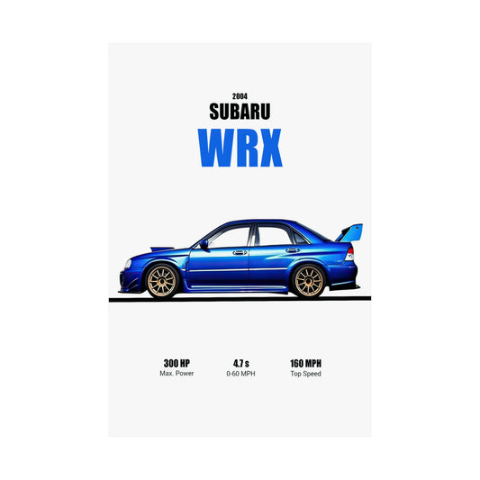 2004 Subaru WRX STi Poster