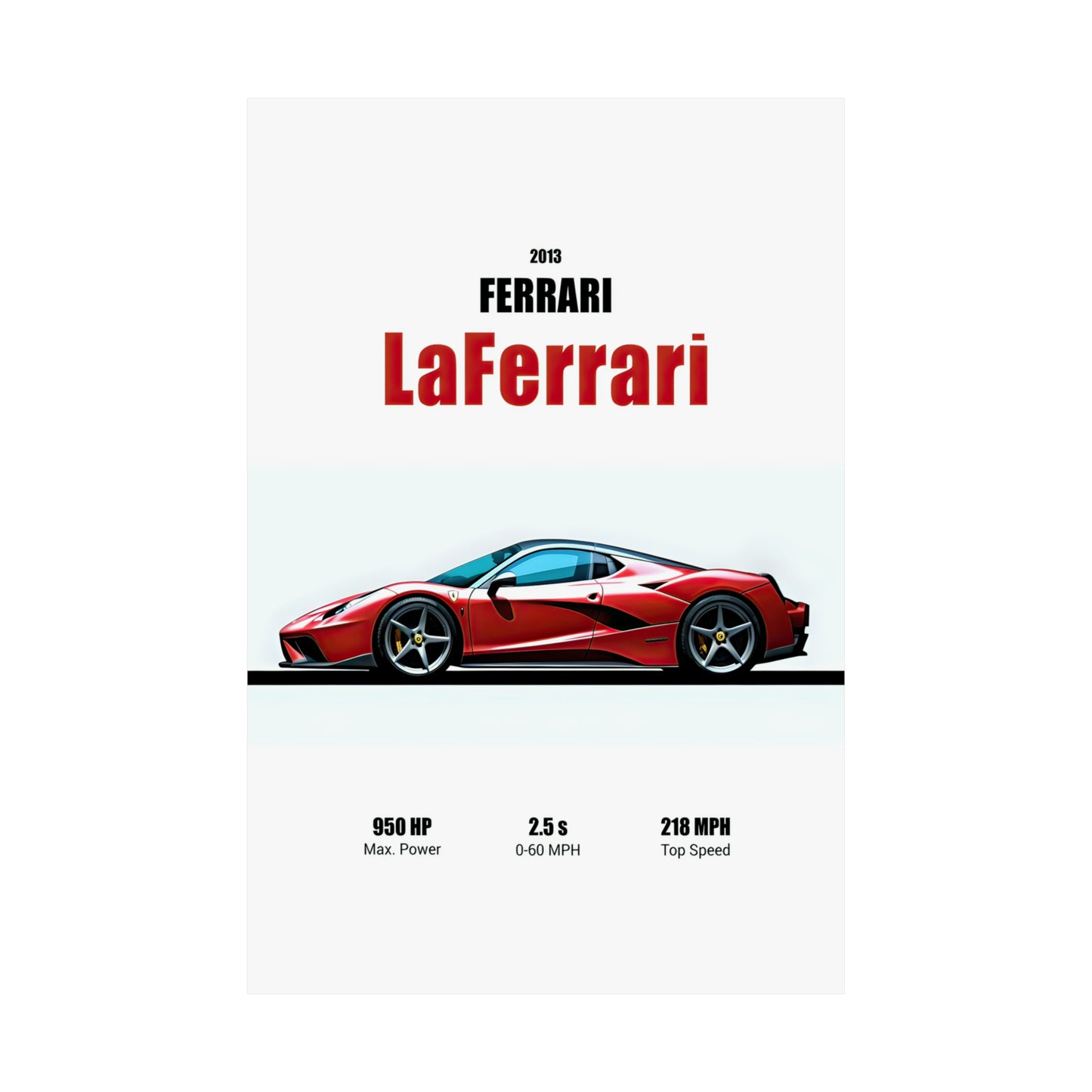 2013 Ferrari LaFerrari Poster