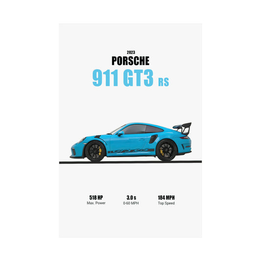 2023 Porsche 911 GT3 RS Poster