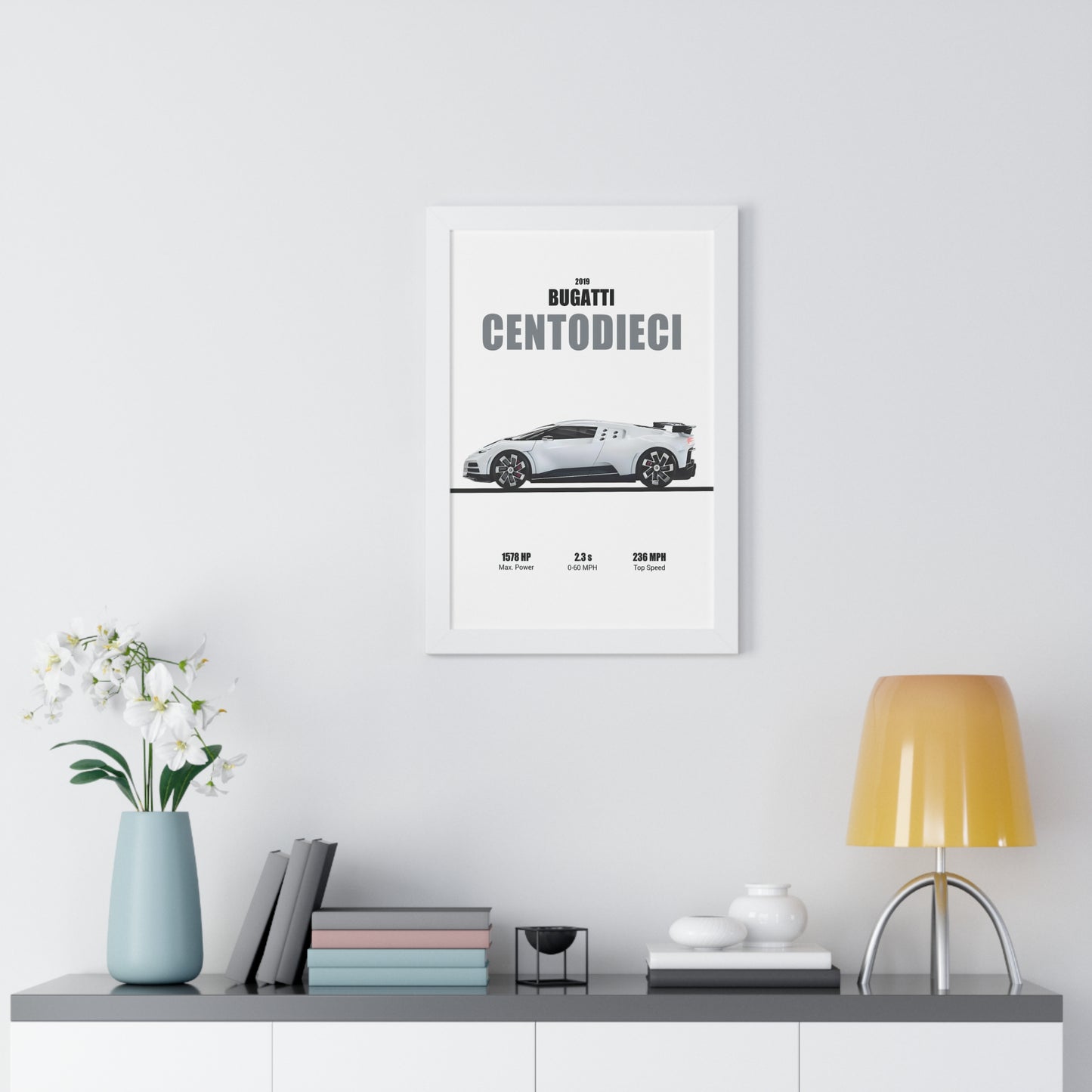 2019 Bugatti Centodieci Poster