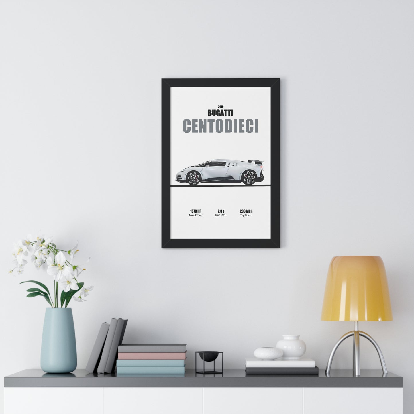 2019 Bugatti Centodieci Poster