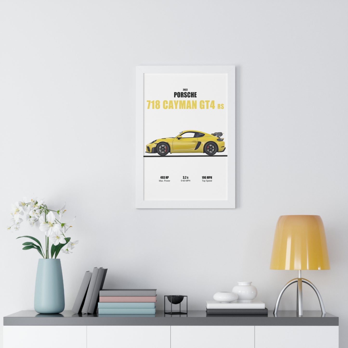 2022 Porsche 718 Cayman GT4 RS Poster