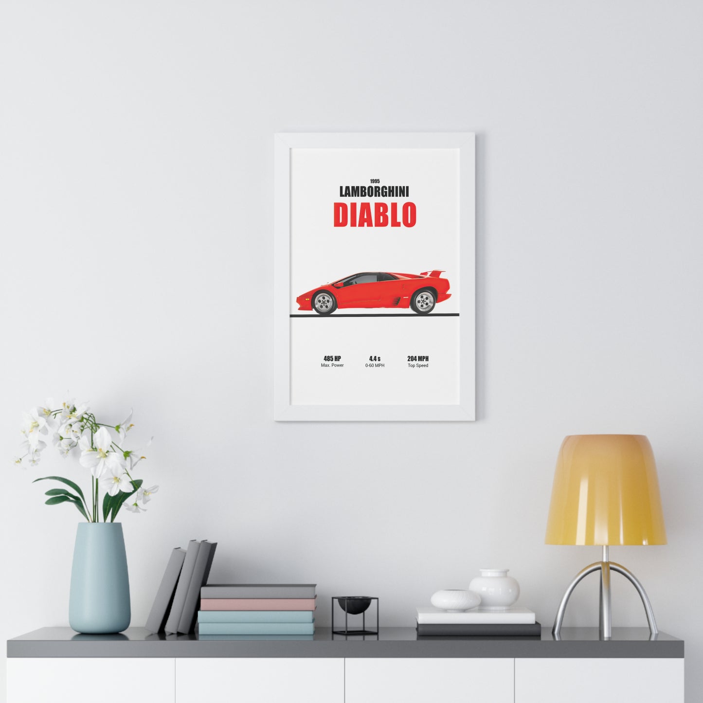 1995 Lamborghini Diablo Poster