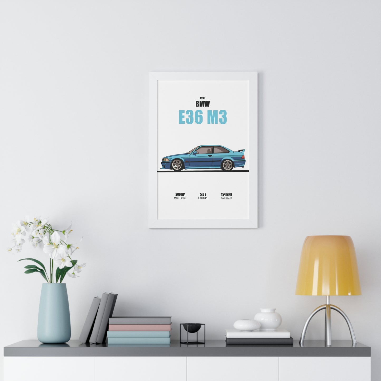 1999 BMW E36 M3 Poster