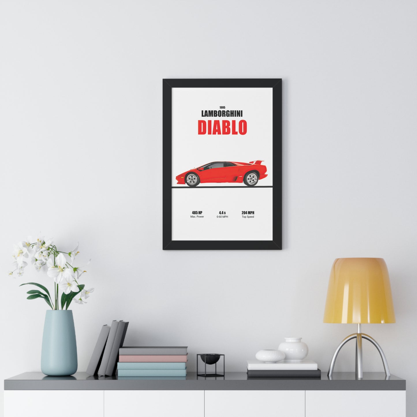 1995 Lamborghini Diablo Poster