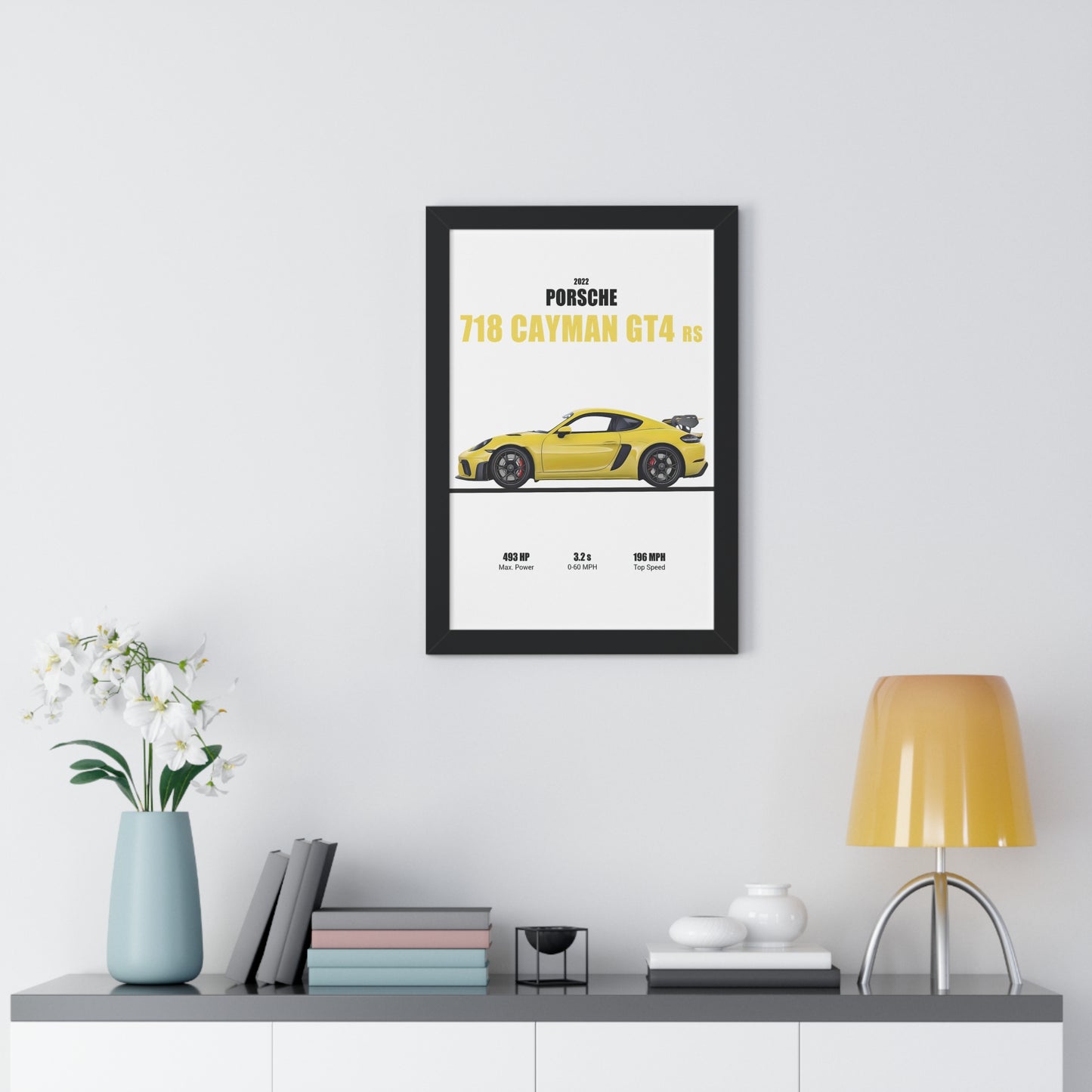 2022 Porsche 718 Cayman GT4 RS Poster