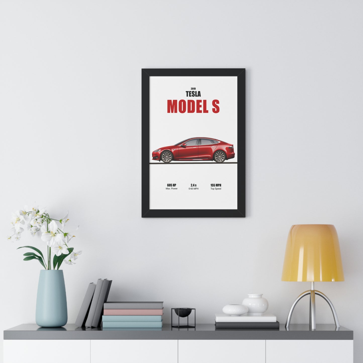 2019 Tesla Model S Poster