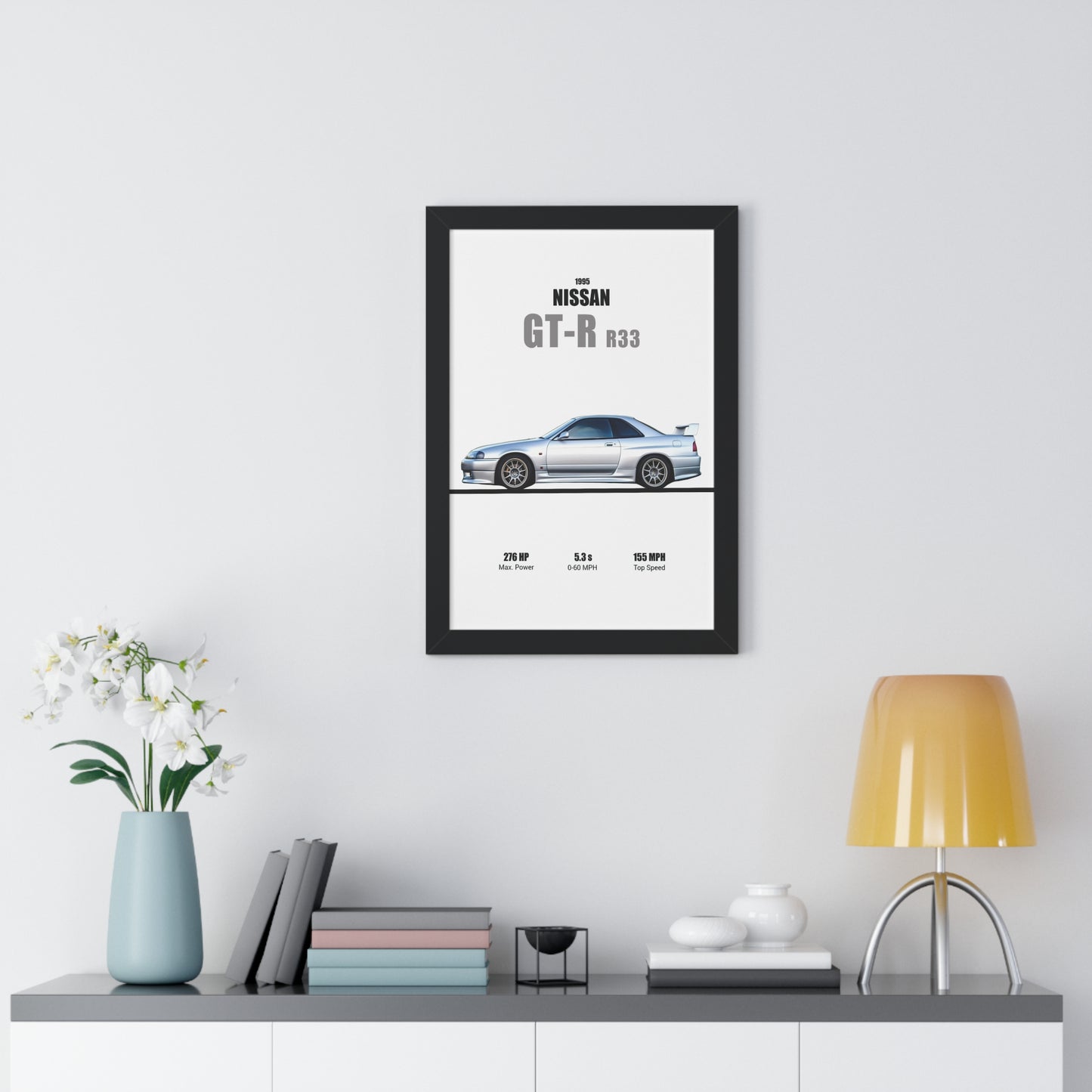 1995 Nissan GT-R R33 Poster