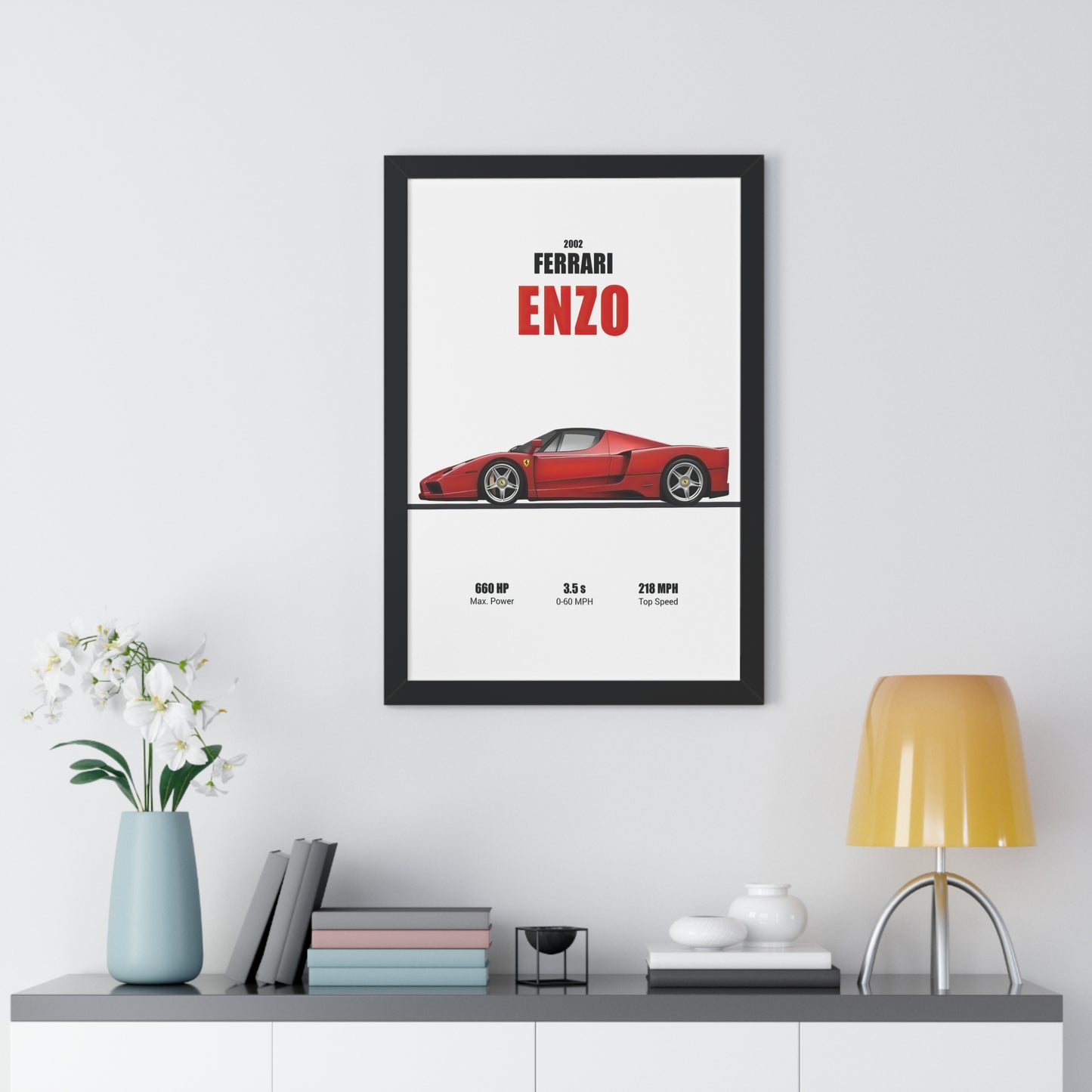 2002 Ferrari Enzo Poster