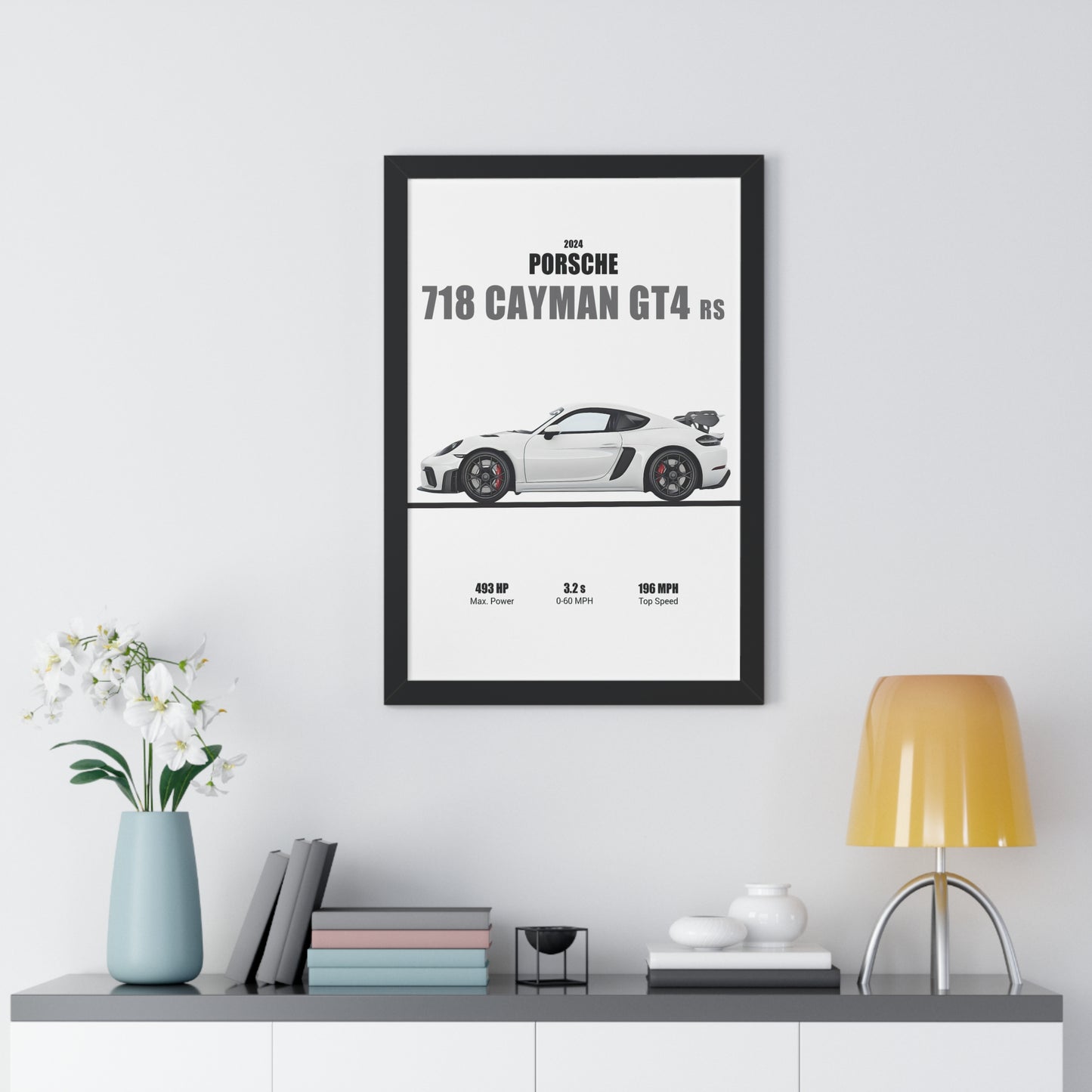 2024 Porsche 718 Cayman GT4 RS Poster