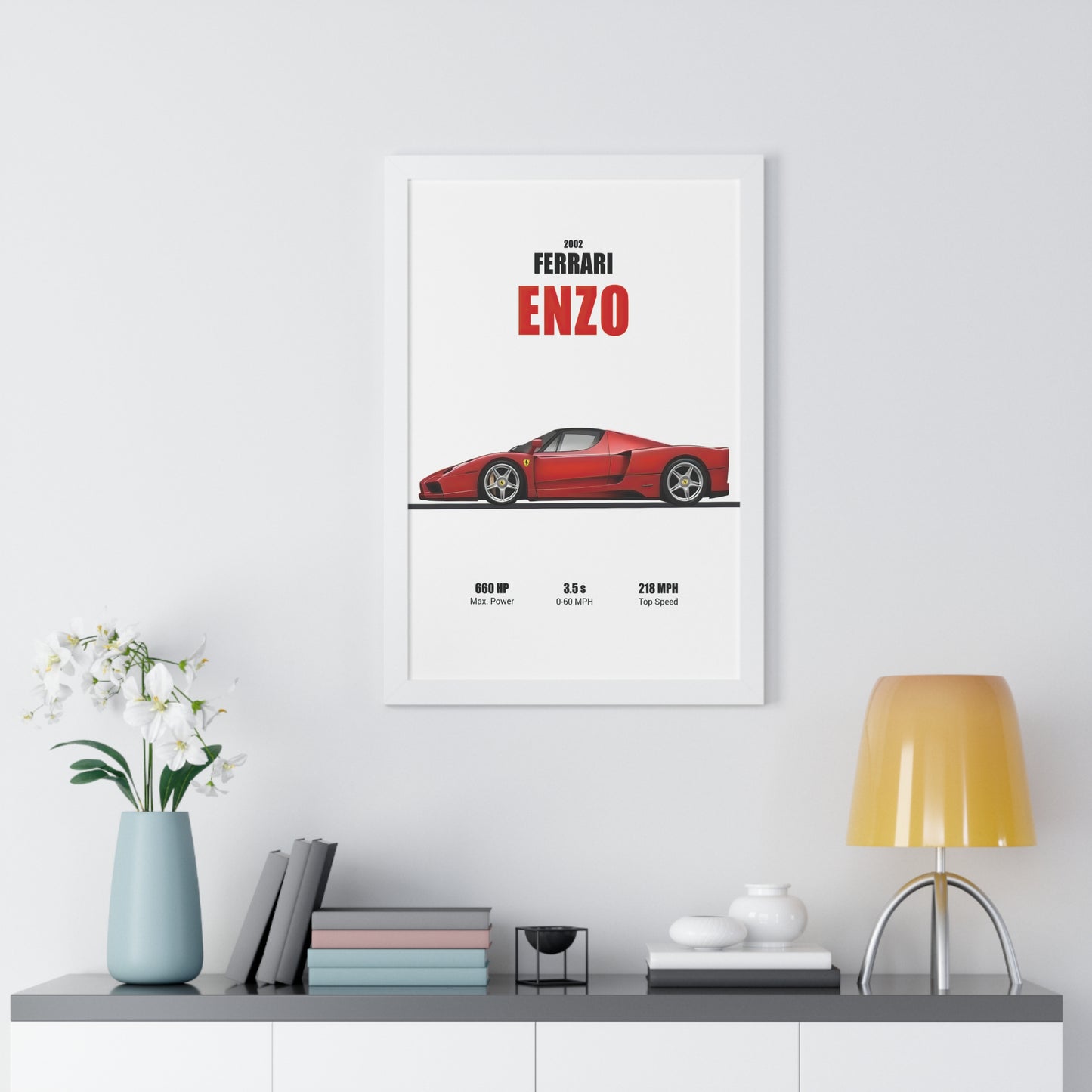 2002 Ferrari Enzo Poster