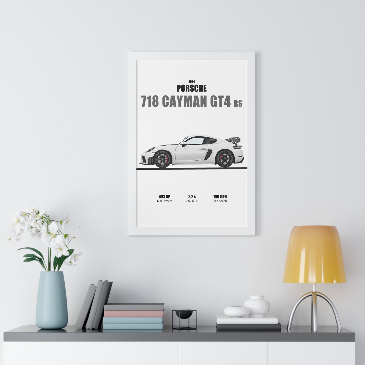 2024 Porsche 718 Cayman GT4 RS Poster