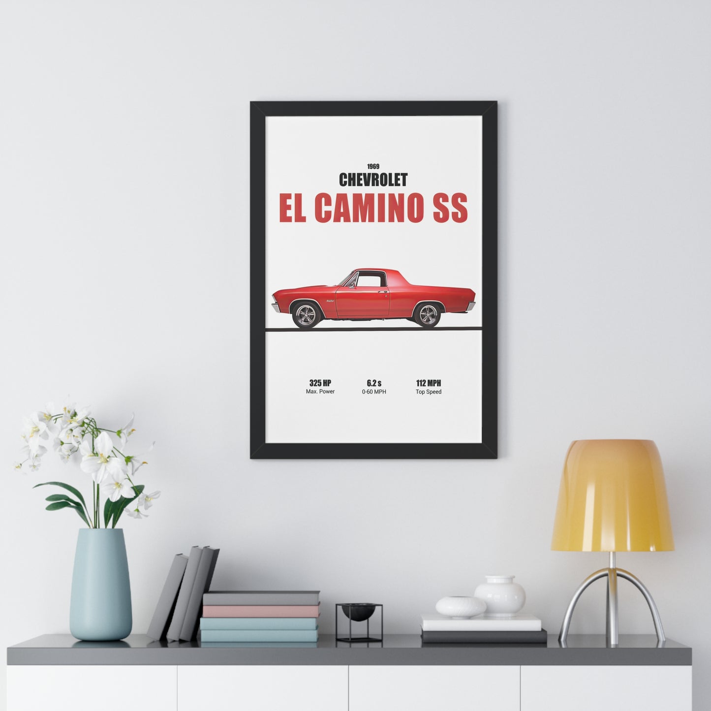 1969 Chevrolet El Camino SS Poster