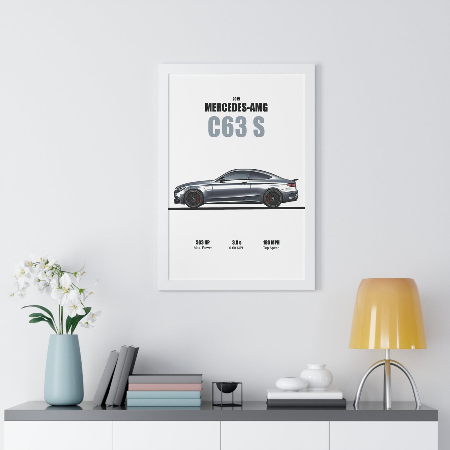 2019 Mercedes AMG C63 S Poster