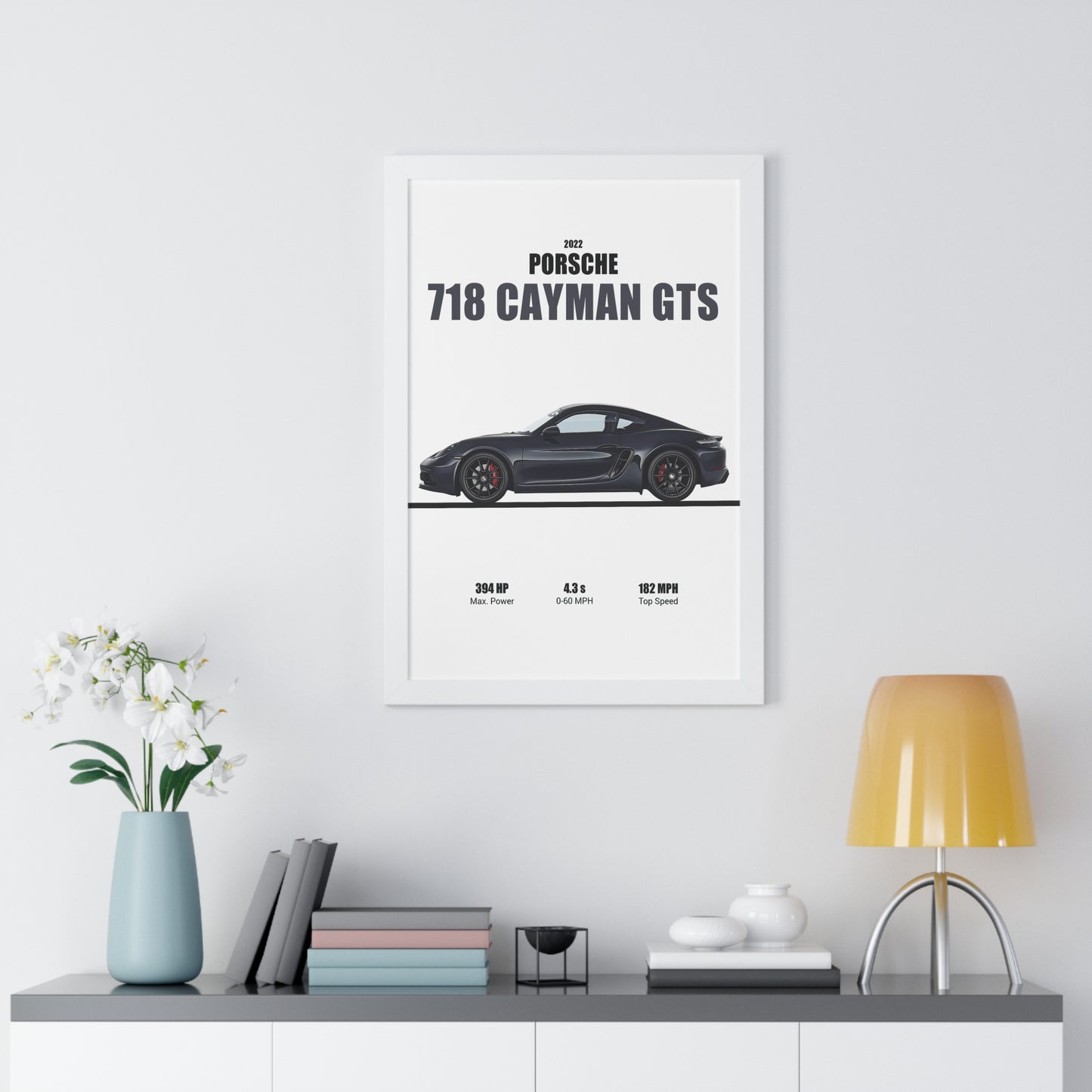 2022 Porsche 718 Cayman GTS Poster