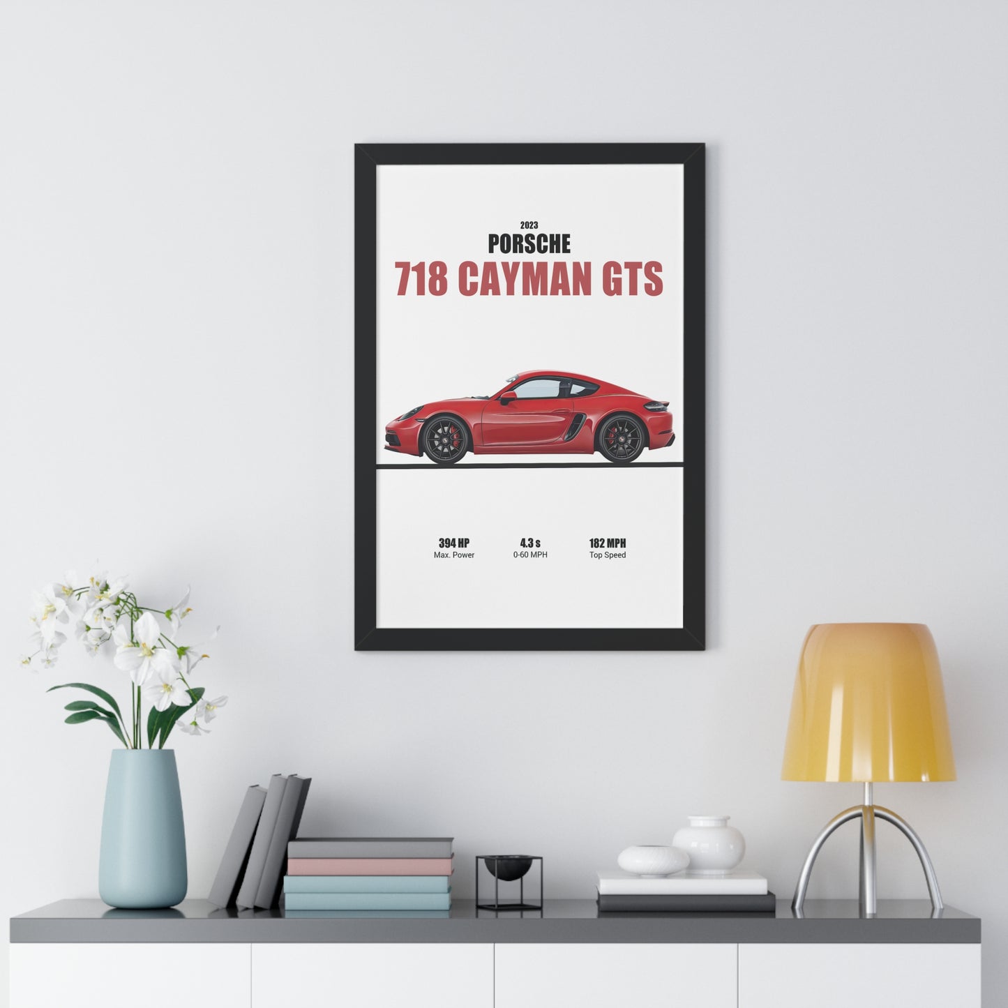 2023 Porsche 718 Cayman GTS Poster