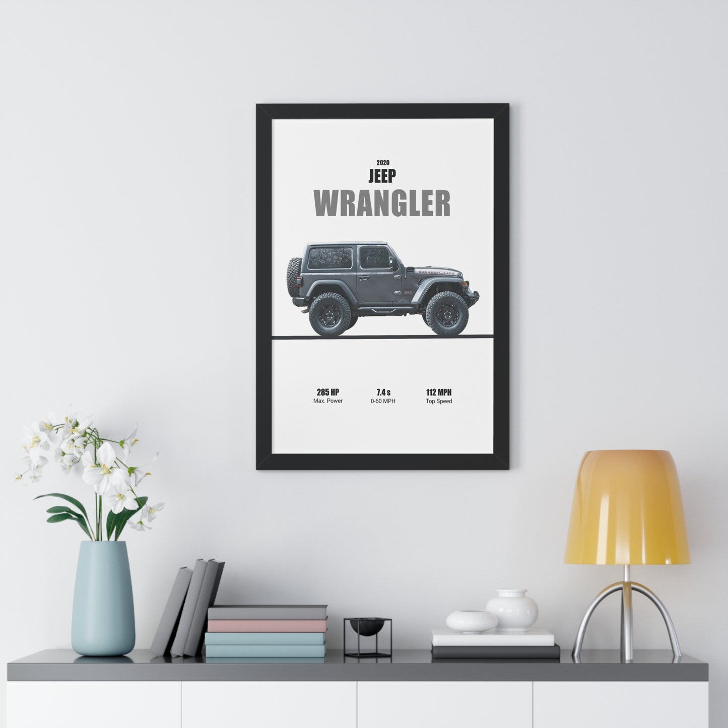 2020 Jeep Wrangler Rubicon Poster