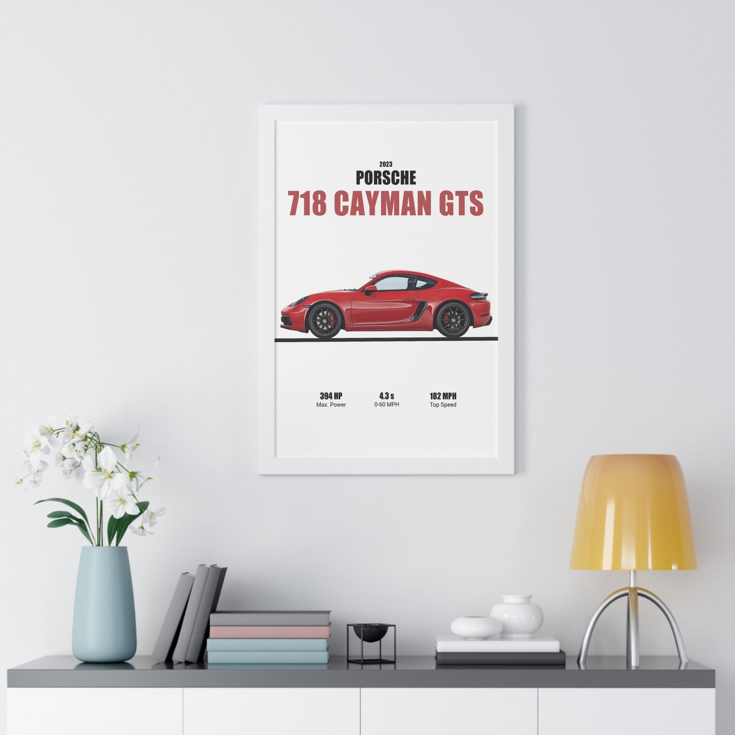 2023 Porsche 718 Cayman GTS Poster