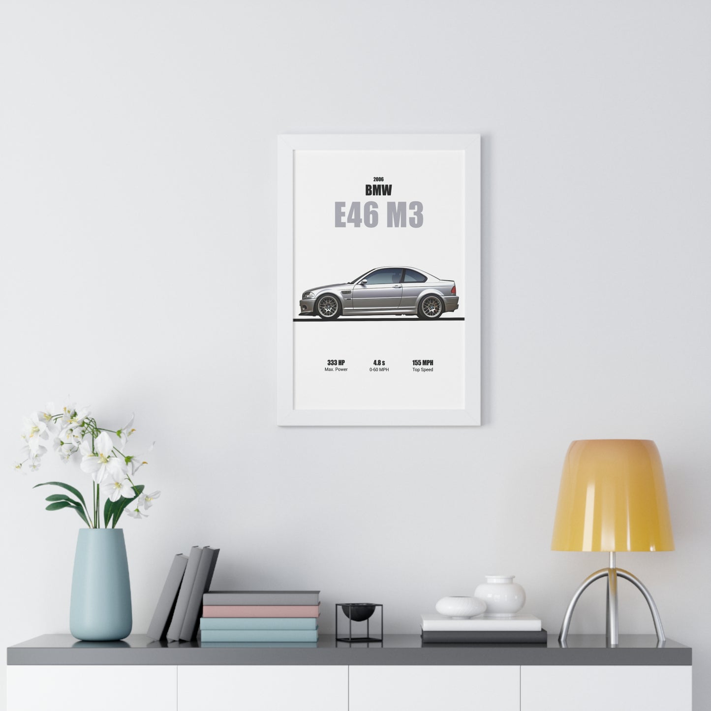 2006 BMW E46 M3 Poster