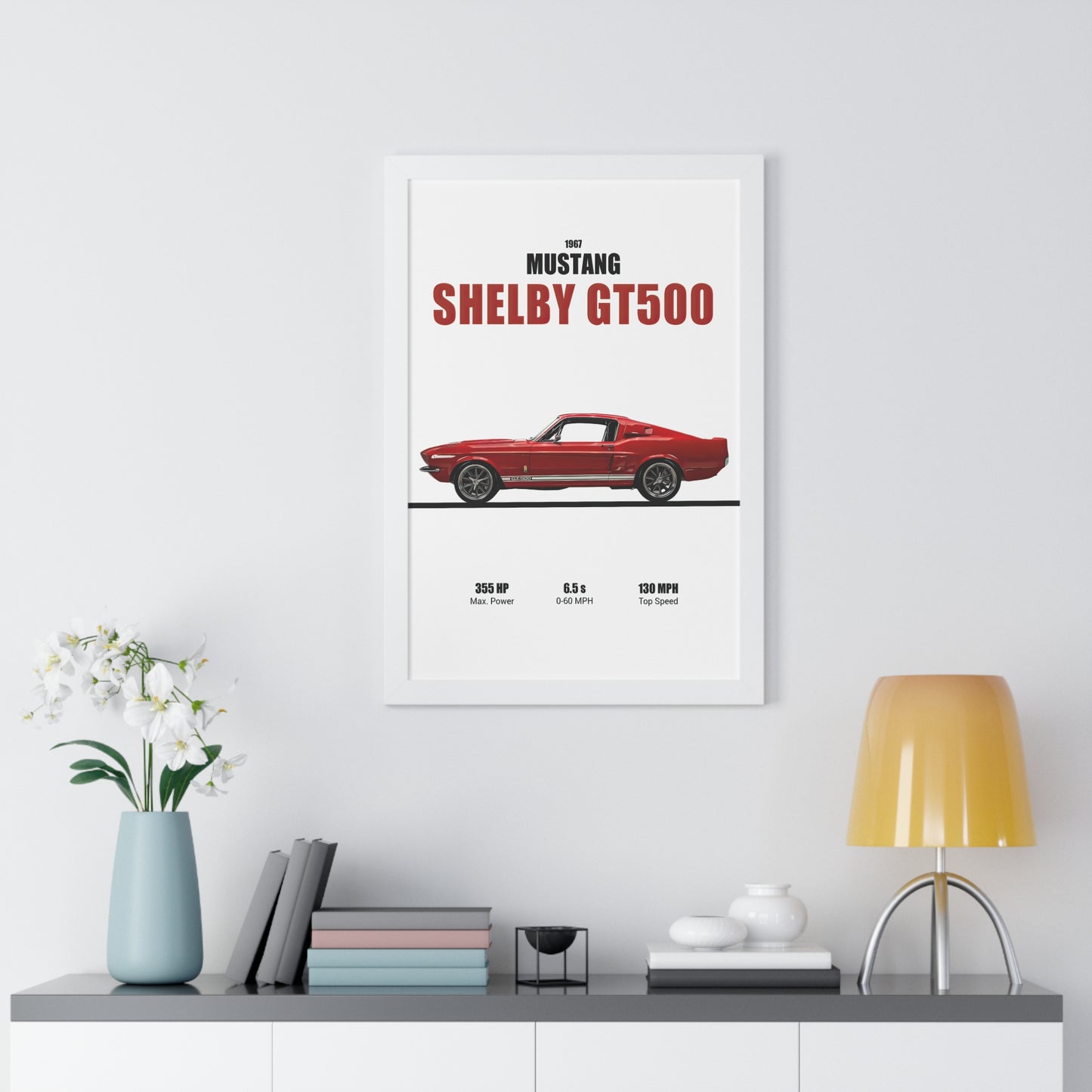 1967 Mustang Shelby GT500 Poster