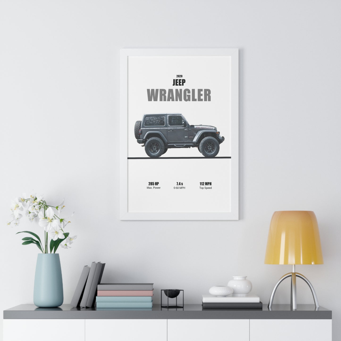 2020 Jeep Wrangler Rubicon Poster