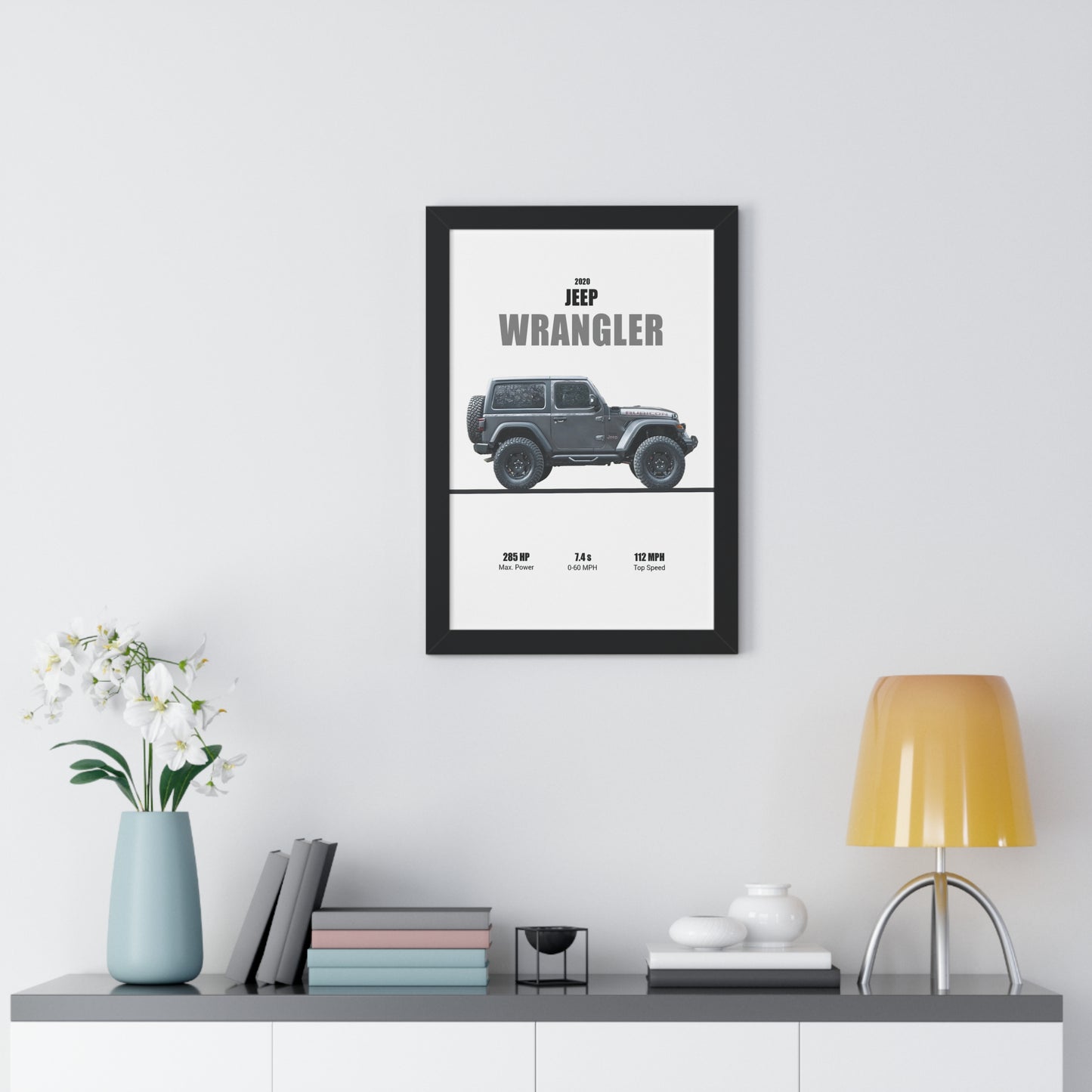 2020 Jeep Wrangler Rubicon Poster