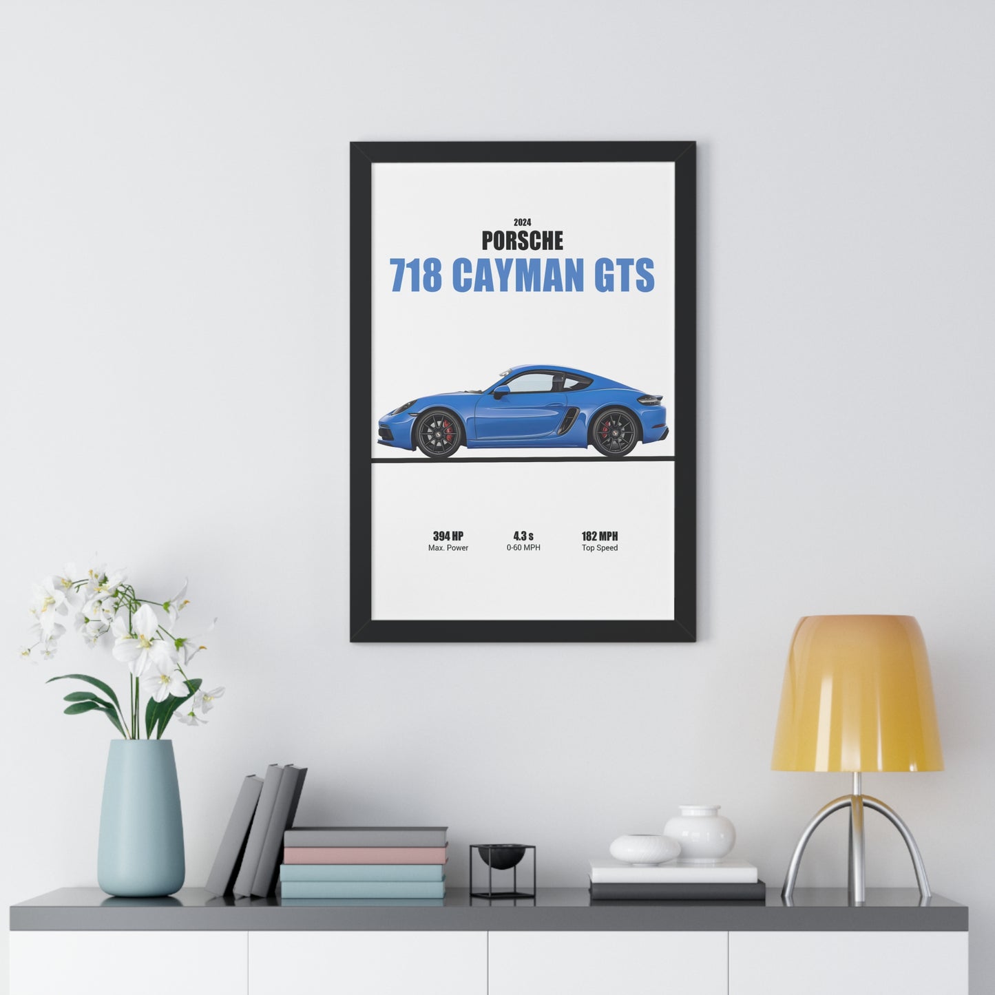 2024 Porsche 718 Cayman GTS Poster