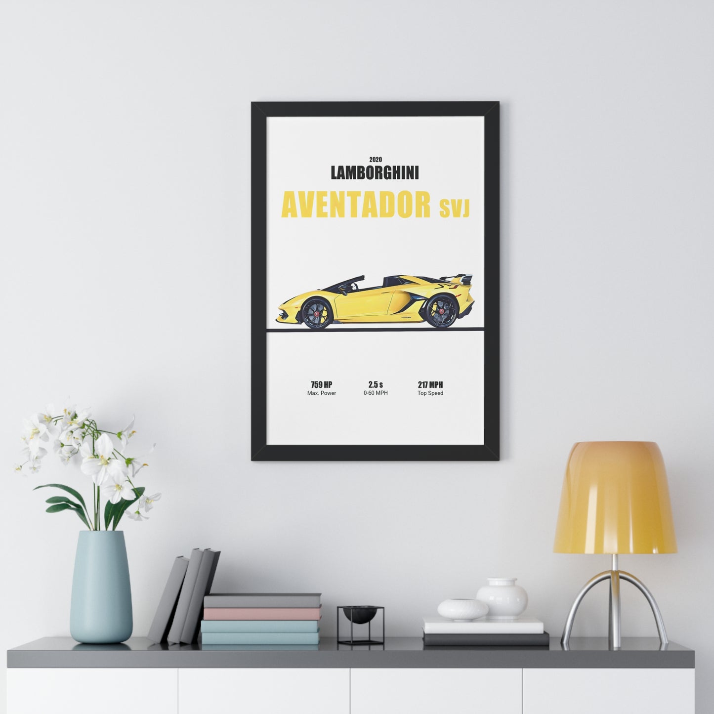 2020 Lamborghini Aventador SVJ Poster