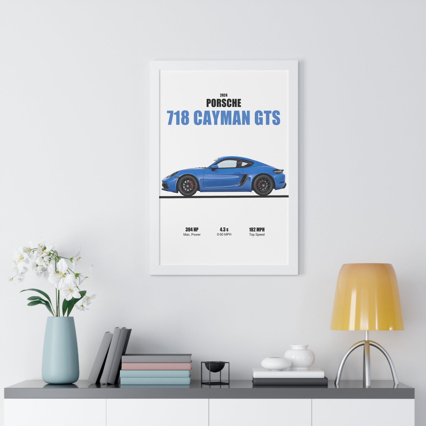 2024 Porsche 718 Cayman GTS Poster