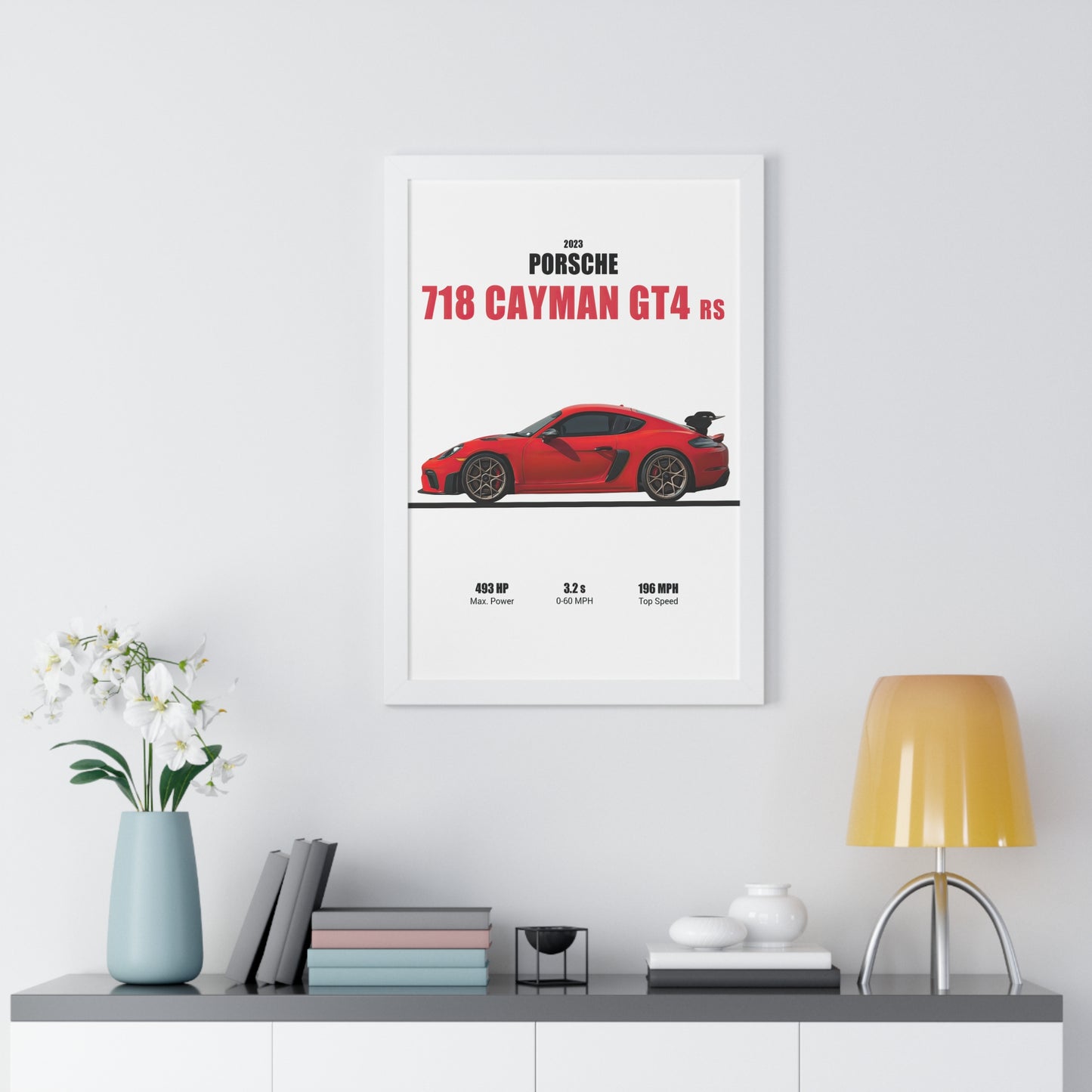 2023 Porsche 718 Cayman GT4 RS Poster