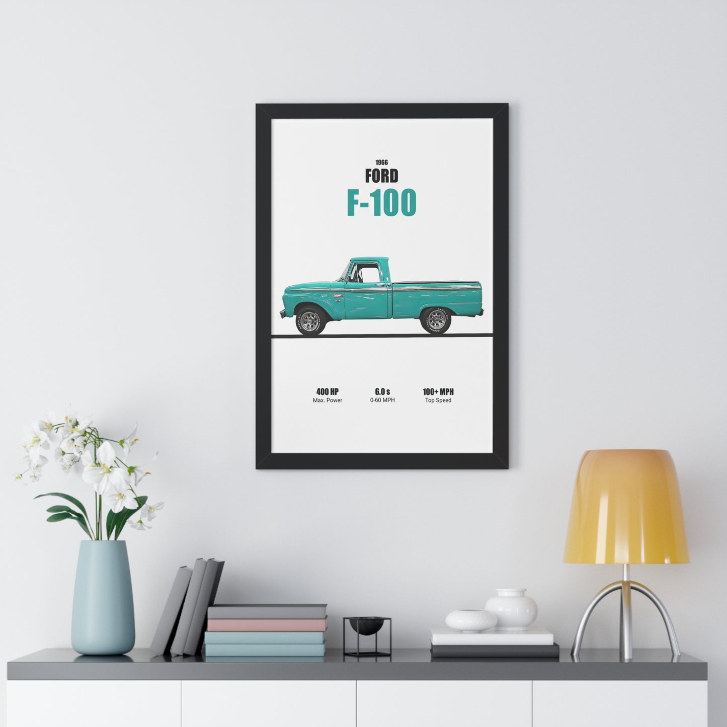 1966 Ford F-100 Poster