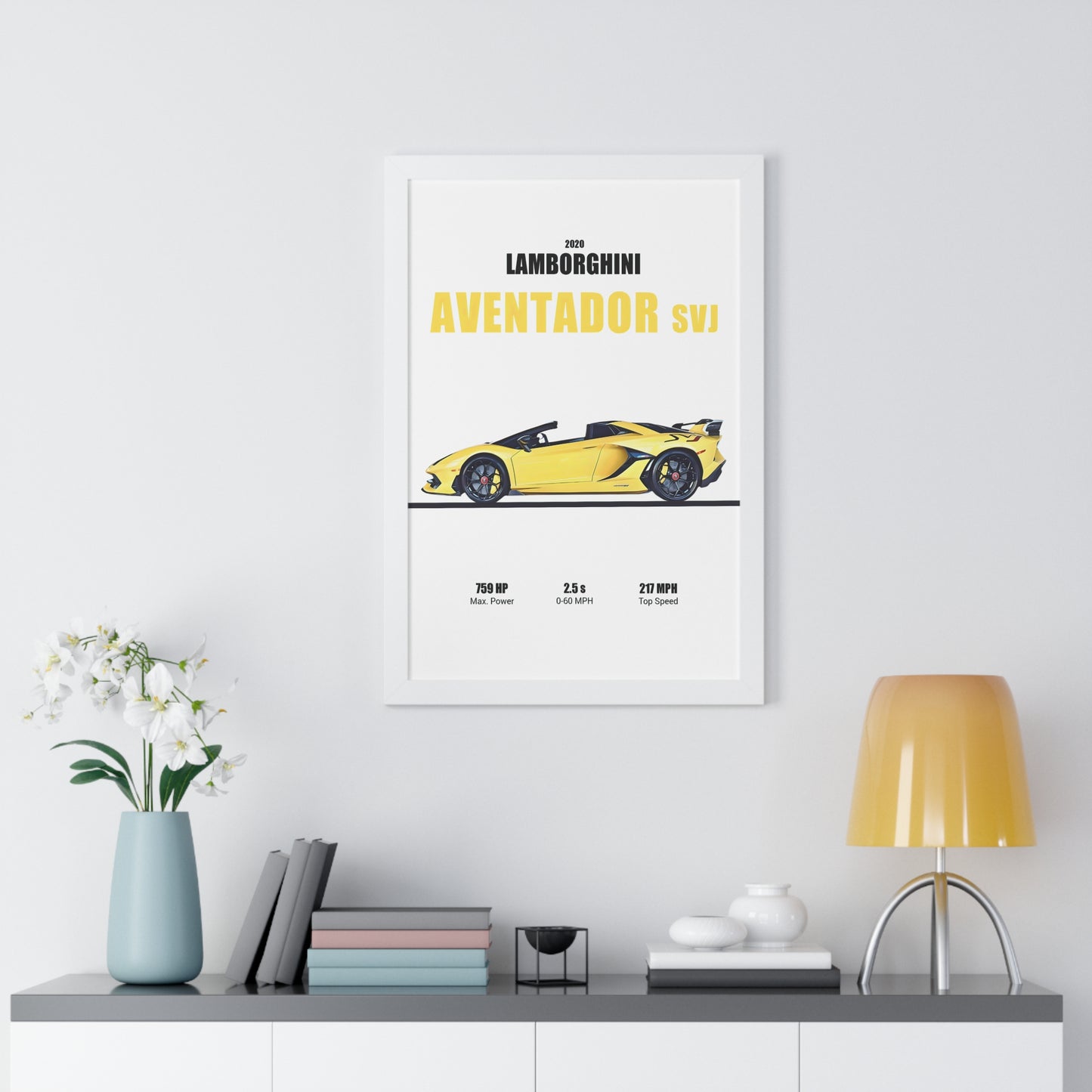 2020 Lamborghini Aventador SVJ Poster