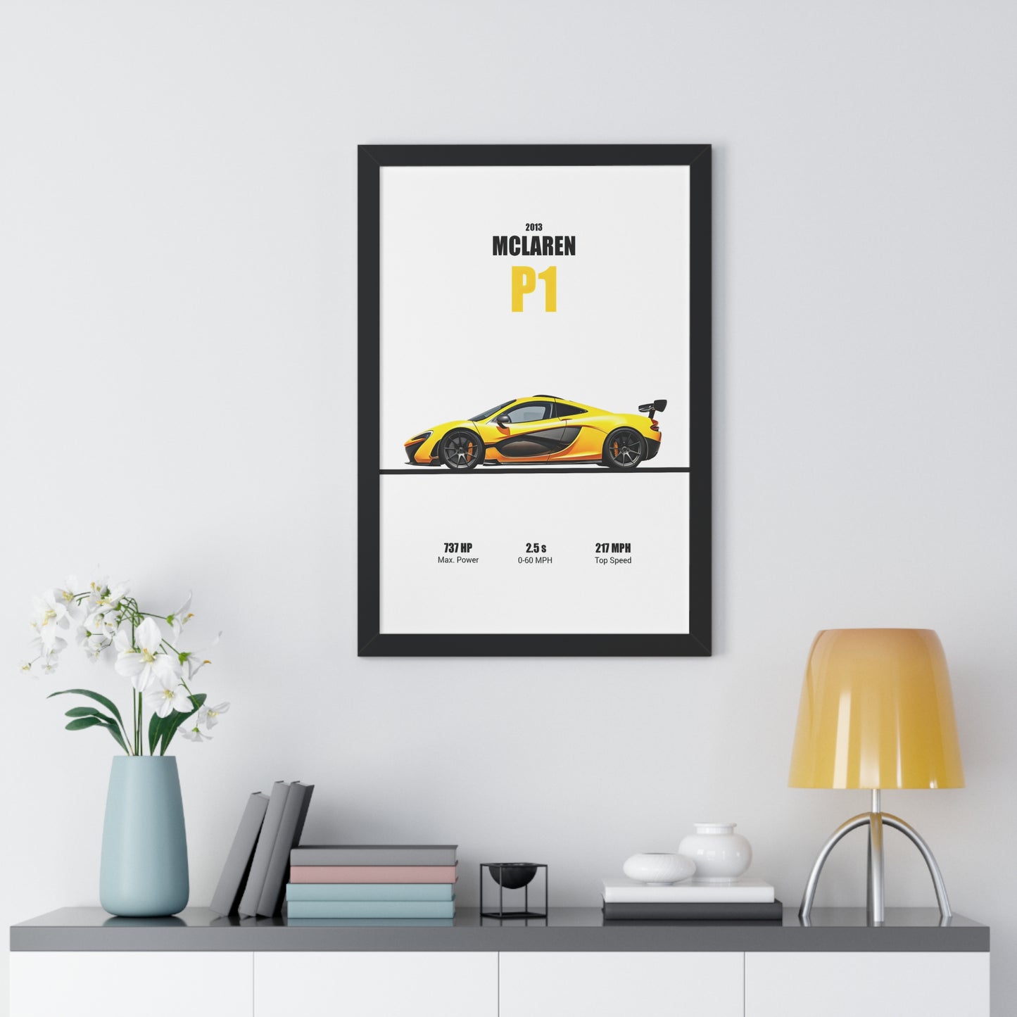 2013 McLaren P1 Poster