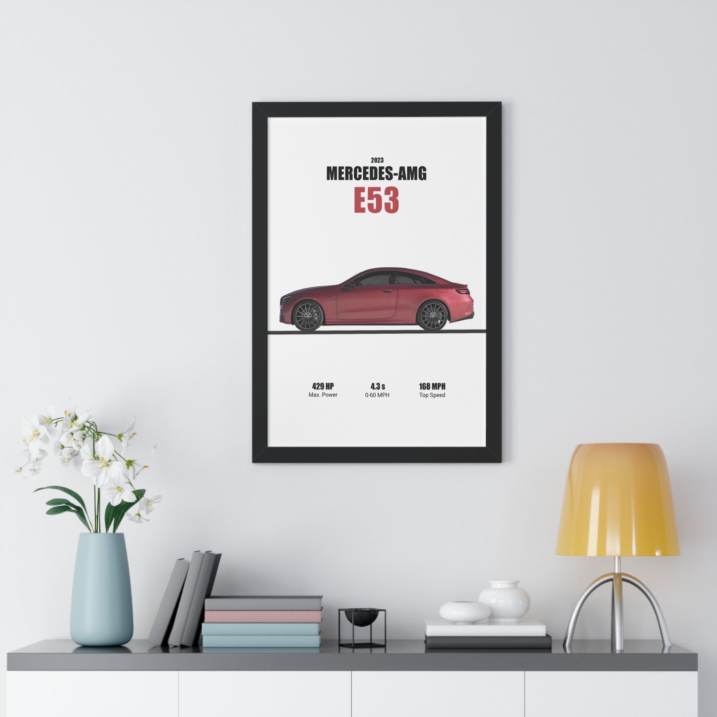 2023 Mercedes AMG E53 Poster