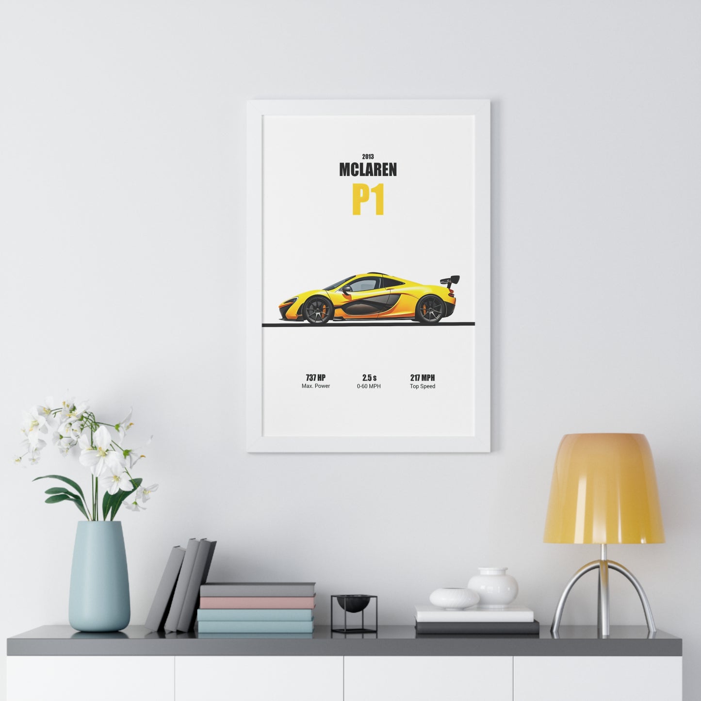 2013 McLaren P1 Poster