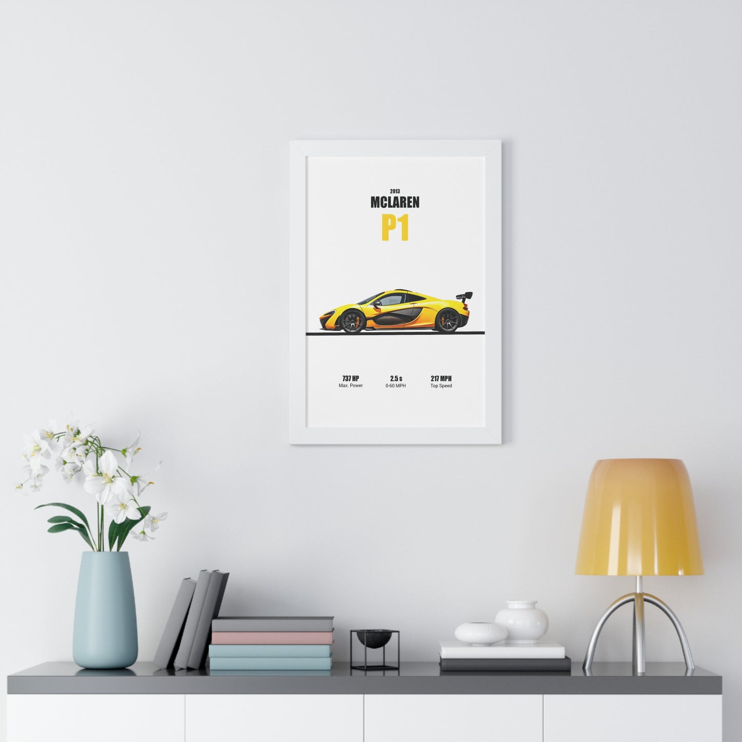 2013 McLaren P1 Poster