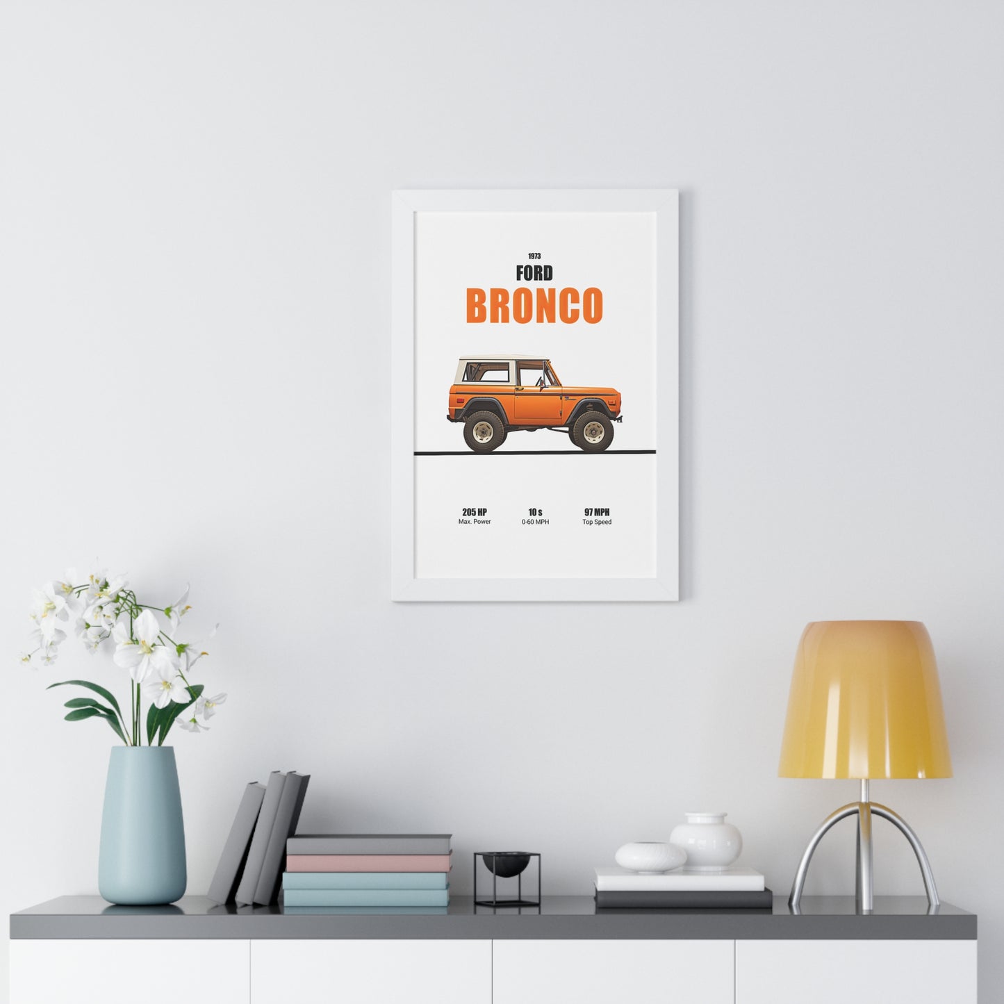 1973 Ford Bronco Poster