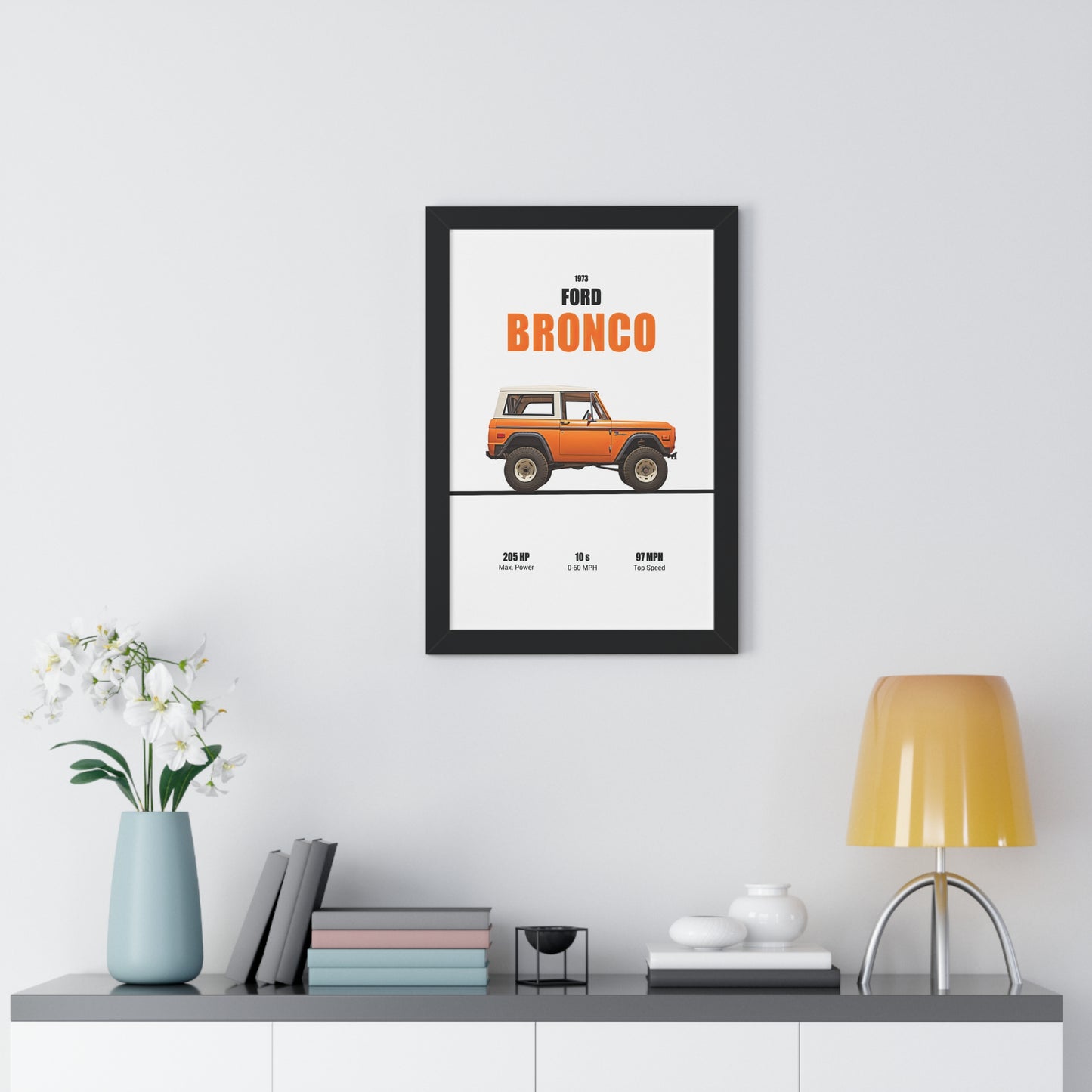 1973 Ford Bronco Poster