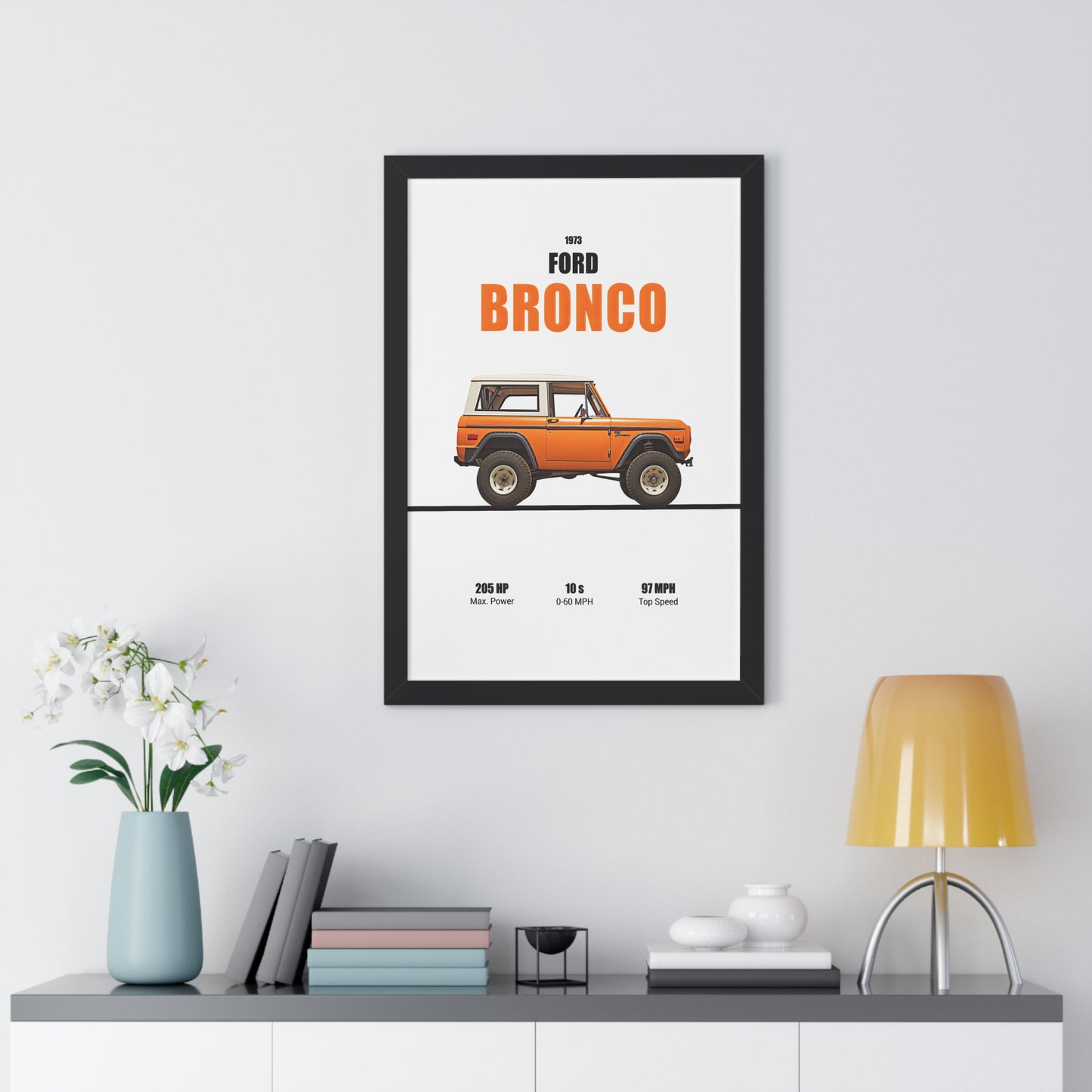 1973 Ford Bronco Poster