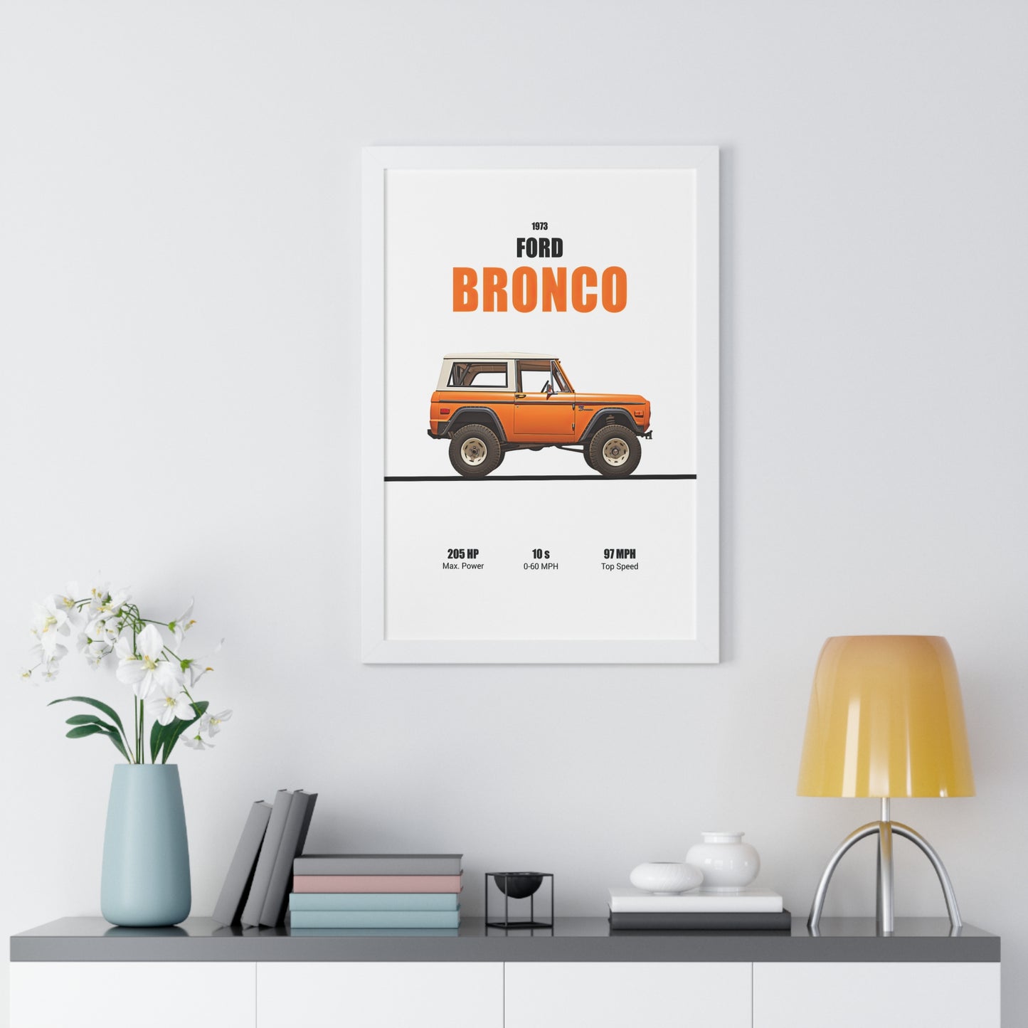 1973 Ford Bronco Poster