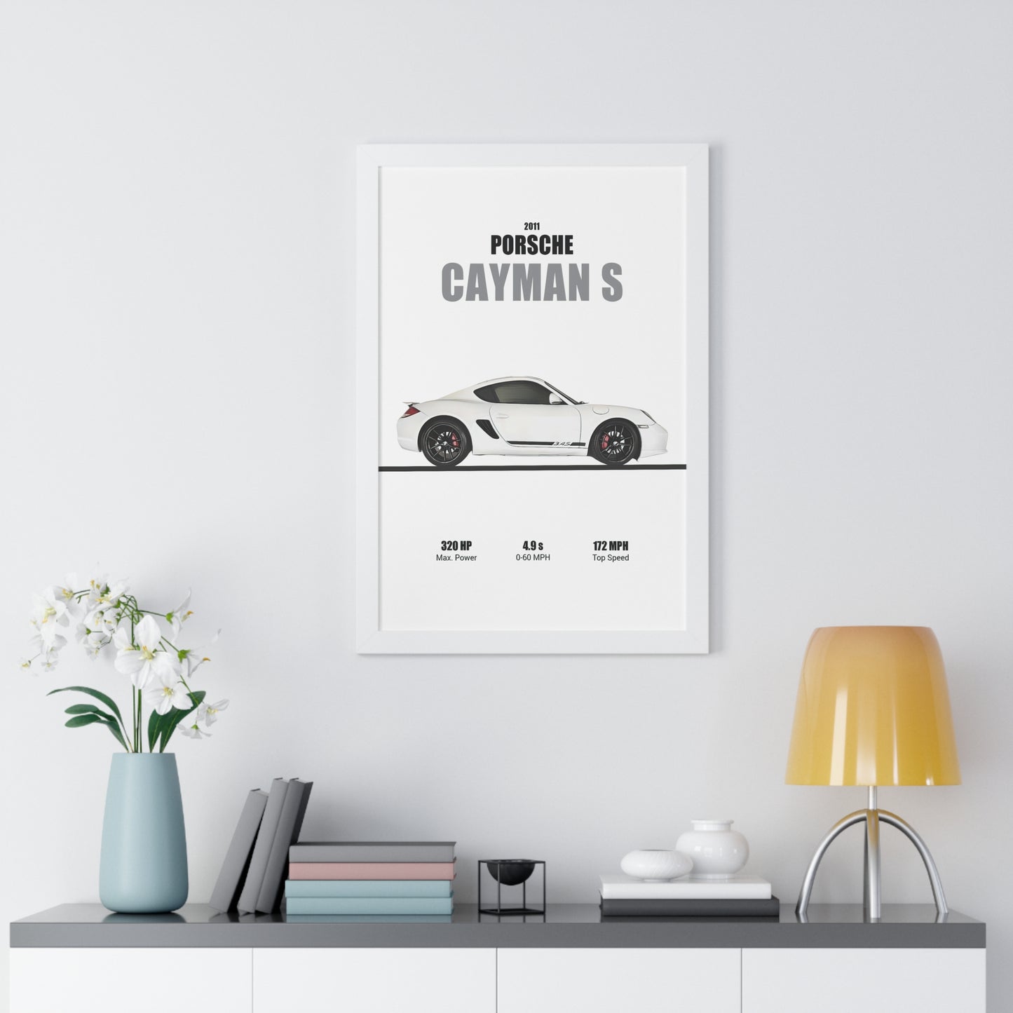 2011 Porsche Cayman S Poster