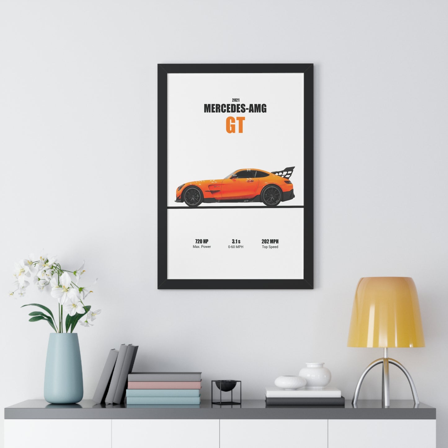 2021 Mercedes AMG GT Poster